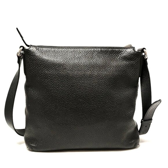 Auth GUCCI Interlocking G 322059 Black Leather - Shoulder Bag - Picture 2 of 11